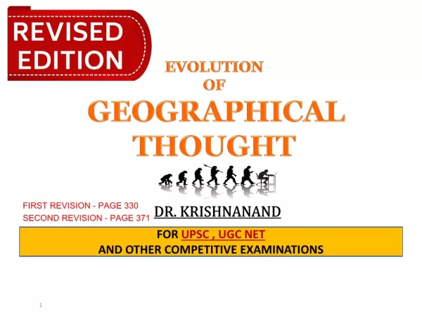 Evolution Of Geographical Thought