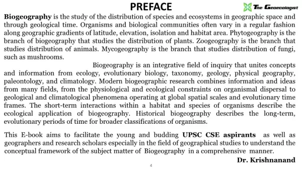 Simplified Biogeography