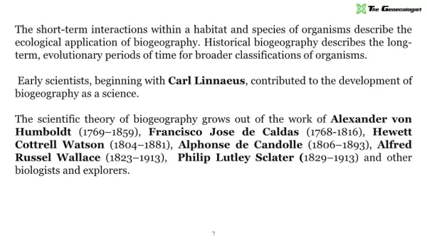 Simplified Biogeography