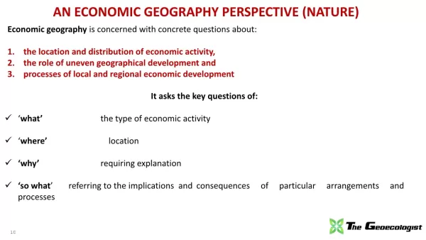 Simplified Economic Geography