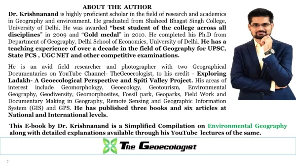 Simplified Environmental Geography