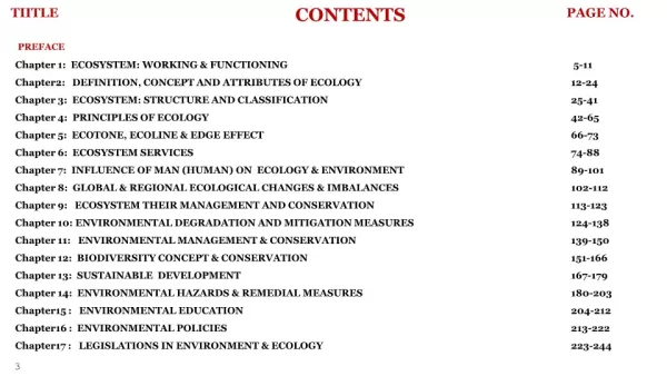 Simplified Environmental Geography