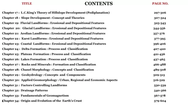 Simplified Geomorphology Ebook