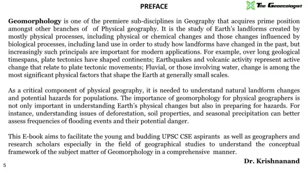 Simplified Geomorphology Ebook