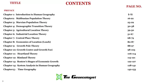 Simplified Human Geography