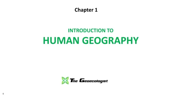 Simplified Human Geography