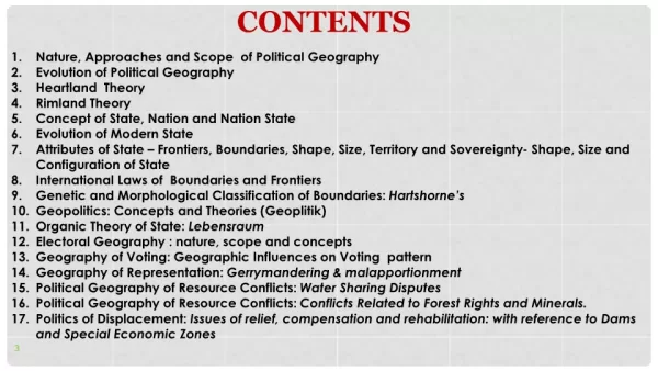 Simplified Political Geography