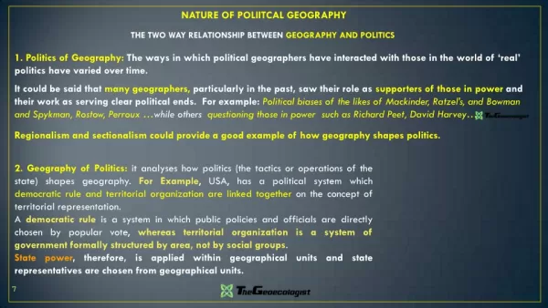 Simplified Political Geography