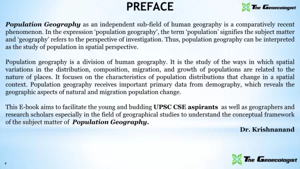 Simplified Population Geography