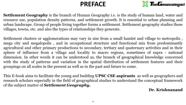 Simplified Settlement Geography