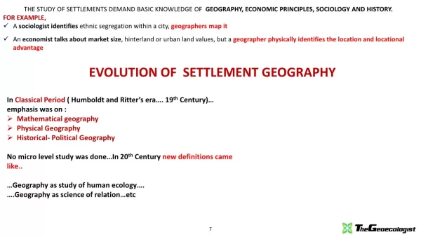 Simplified Settlement Geography