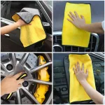 Car Care : Premium Microfiber Car Cloths (3-Pack) - Image 3