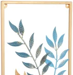 Home Decor : Solimo Gold Metal Leaf Wall Art (3-Piece Set) - Image 6