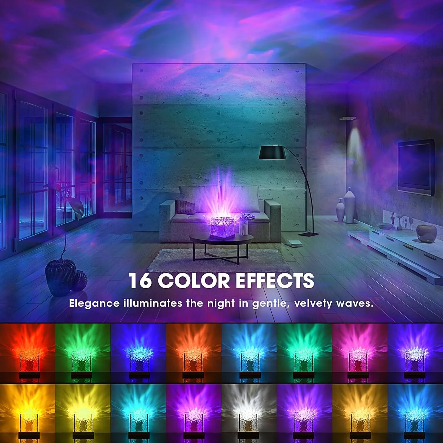 1742913875 Home Decor Ocean Wave Projector Light 16 Colors