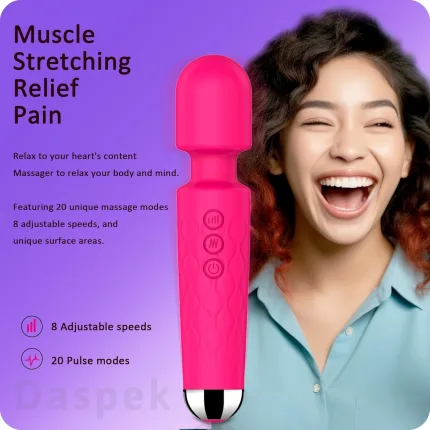 Personal Care : Daspek Cordless Body Massager, 20 Speeds