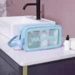 Travel Care : Sky Blue Travel Cosmetic & Toiletry Bag