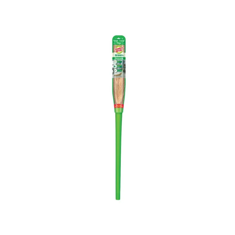 In-Depth Review: best broom for home - Scotch-Brite XL No-Dust Broom with Long Handle |Flat Fiber Jhadu for Fine Dust & Hair, Reaches All Corners | Mu 8 Scotch-Brite XL No-Dust Broom wi - view 7