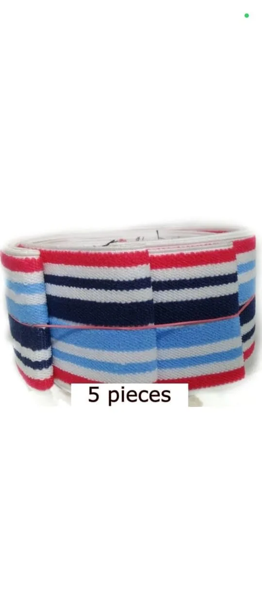 In-Depth Review: best car seat belt cover - Striped Teka Headrest and Car Seat Cover Set, White Red Blue Navy Pattern, 5-Piece | | best car seat belt 5 Striped Teka Headrest and C - view 4