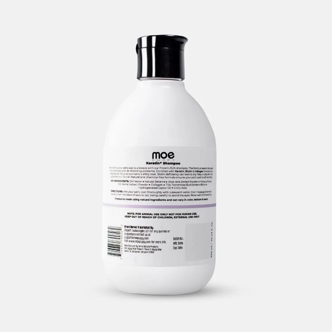 In-Depth Review: best dog shampoo - Moe Puppy's Keratin+ Protein Shampoo for Dogs & Cats, Shed Control, Repair & Strengthen Damaged Fur, Long Lasting 8 Moe Puppy's Keratin+ Pr - view 7