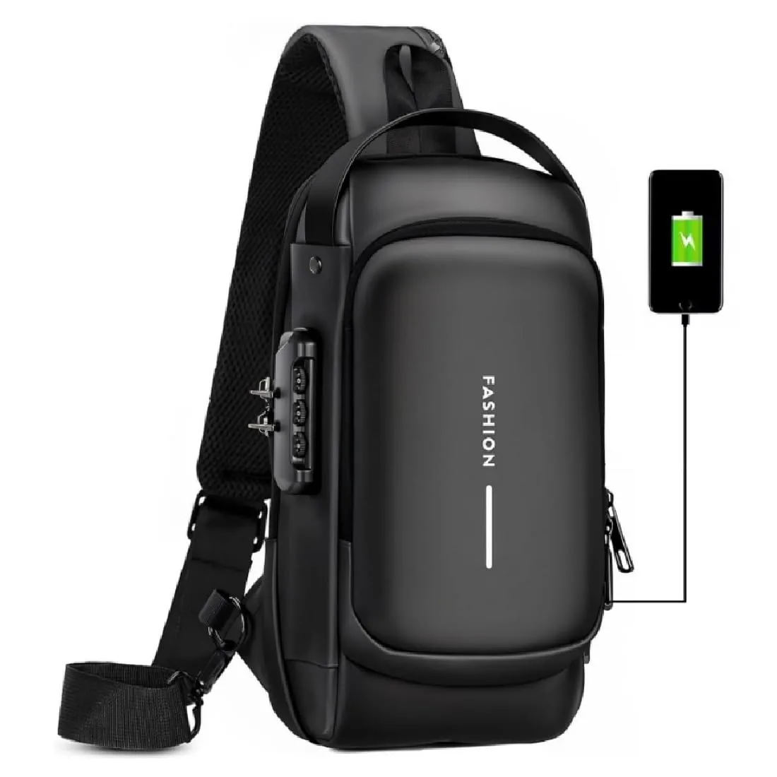 In-Depth Review: best travel anti theft bag - Spiffy SMALL Size Waterproof Polyester Crossbody Sling Bag, Anti Theft Chest Backpack for Men & Wom 2 best travel anti theft bag