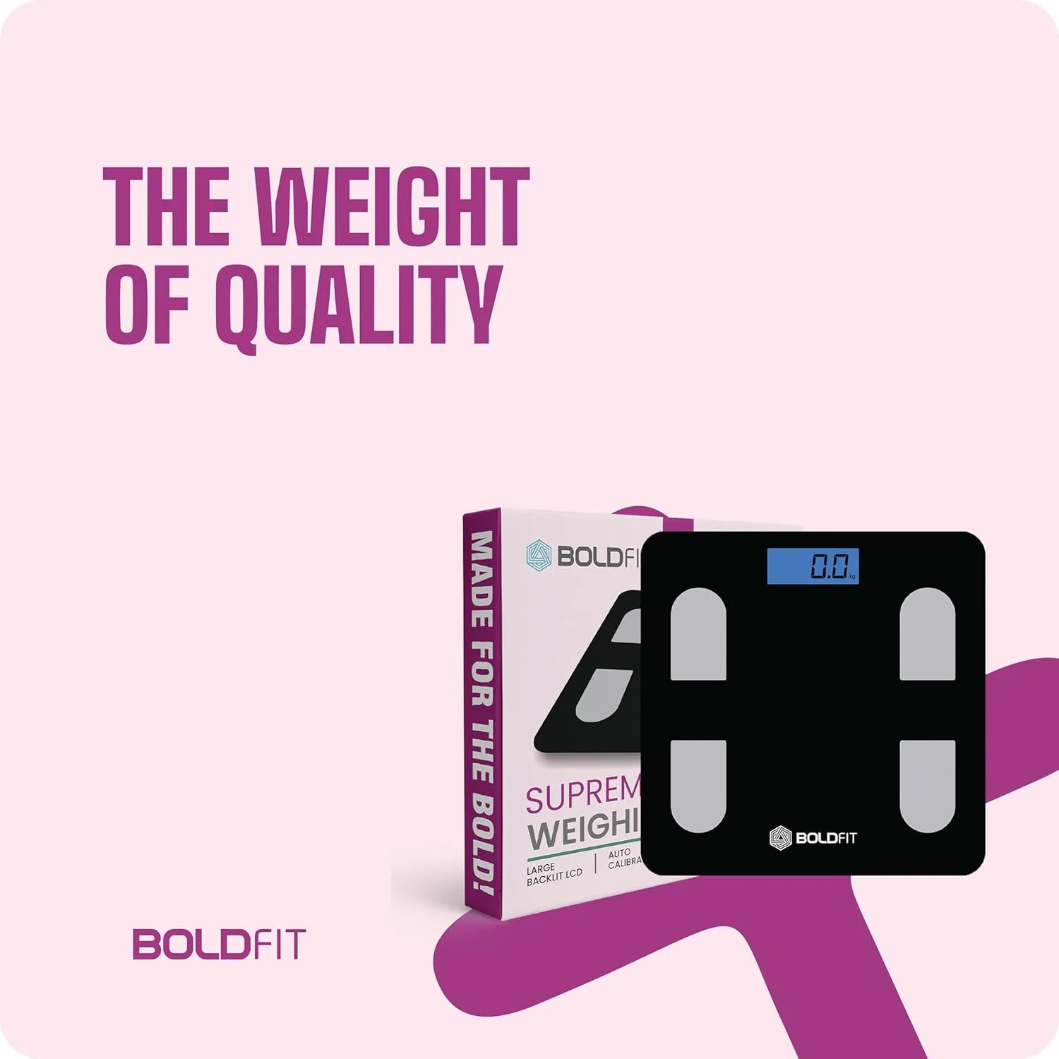 In-Depth Review: best weighing scale digital - Boldfit Weight Machine for Home Digital Weighing Machine for Human Body with LCD Display Max Weight Cap 4 best weighing scale digital view 2