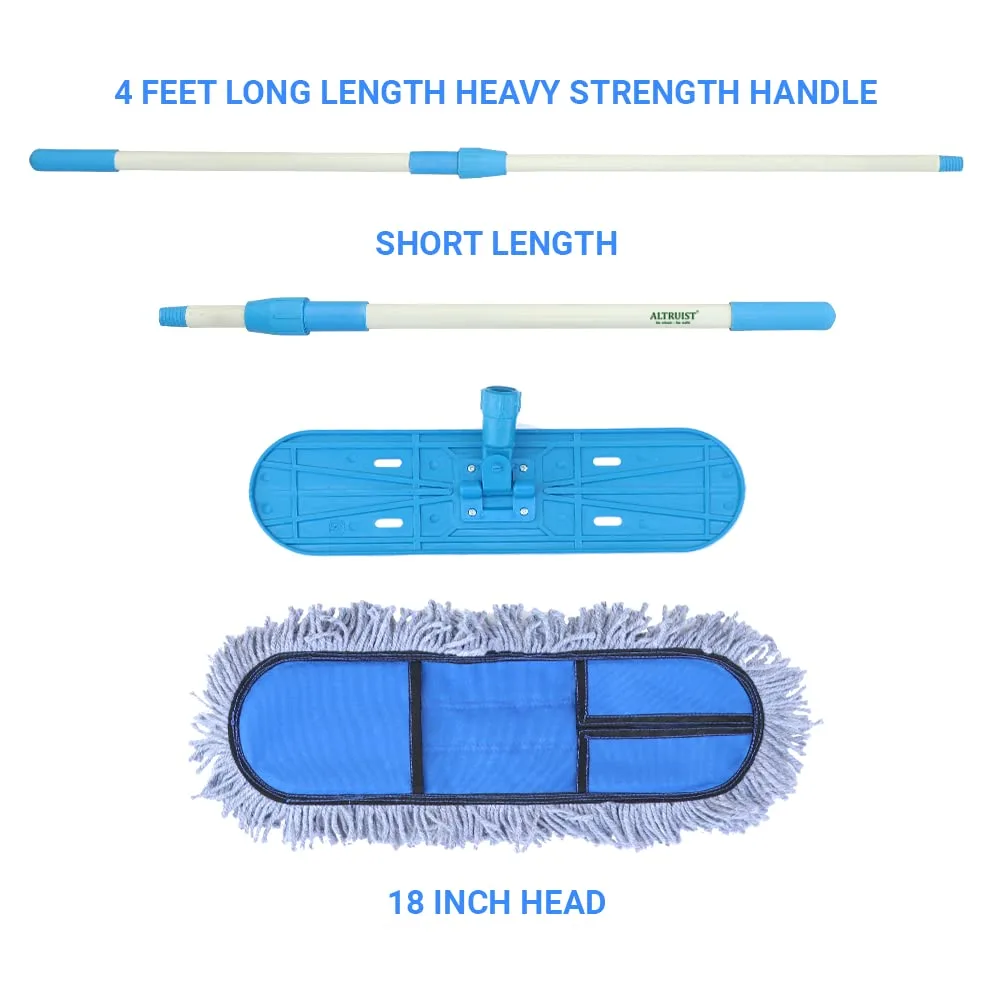 In-Depth Review: best mop bucket set - ALTRUIST Wet and Dry Mop | 18 inch | 360° Rotatable | Easily Reusable Cotton Refill 4 ALTRUIST Wet and Dry Mop | 1 - view 3