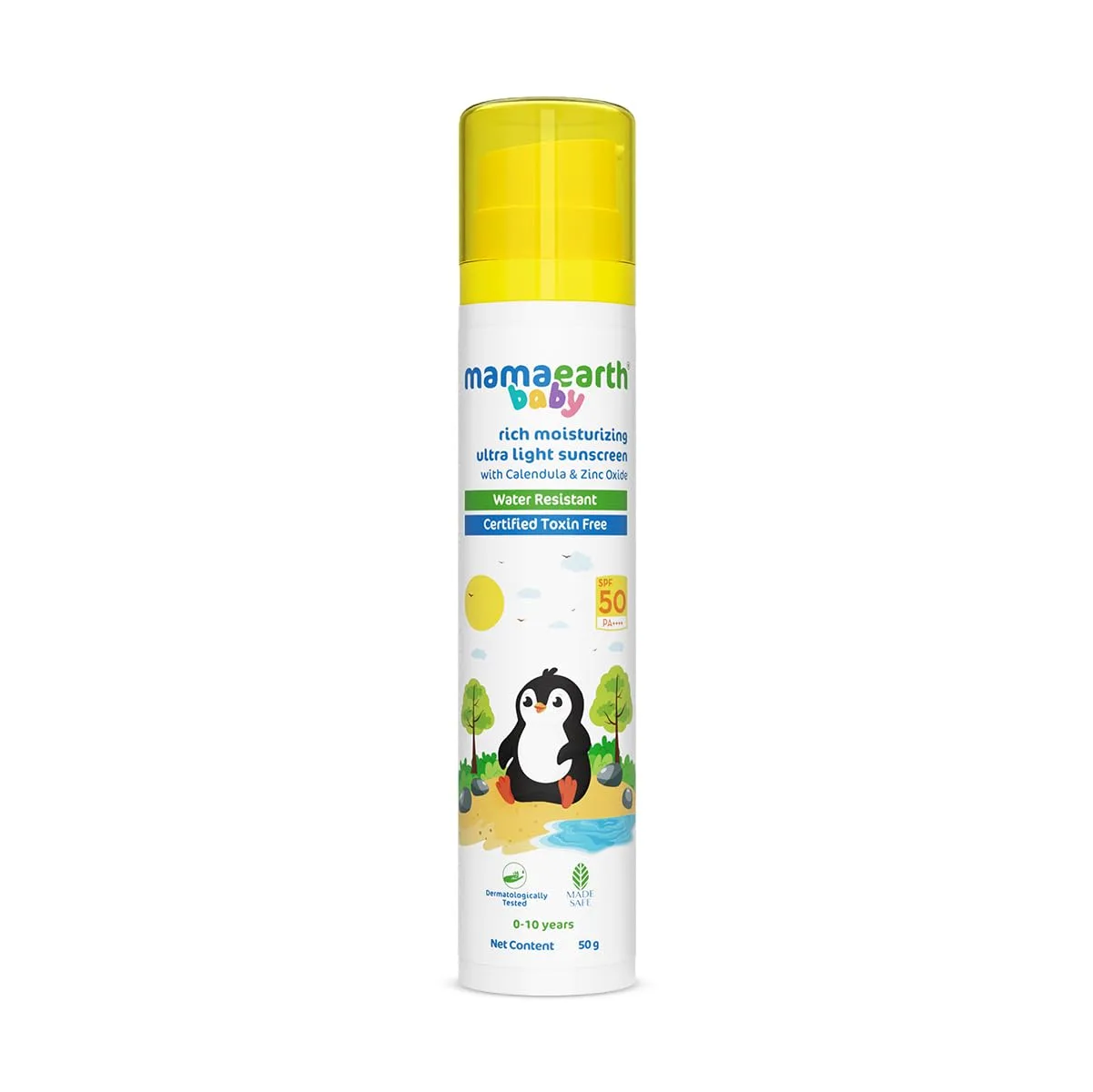In-Depth Review: best baby sunscreen - Mamaearth Baby Rich Moisturizing Ultra Light Sunscreen – 50g | SPF 50 & PA++++ | Water Resistant | L 1 best baby sunscreen