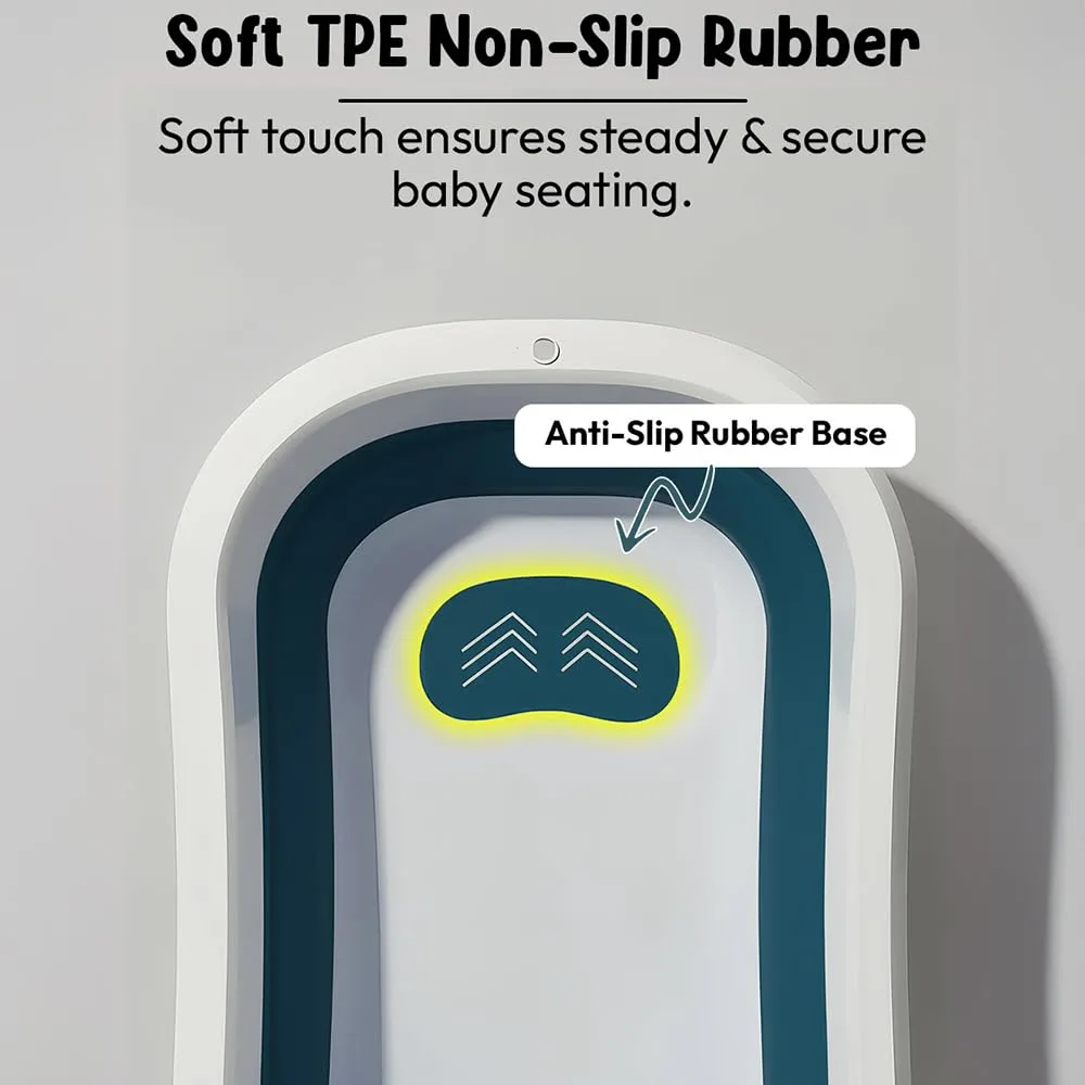 In-Depth Review: best baby bath tub - StarAndDaisy Bath Tub for Baby 0-5 Years/Foldable Bath tub for Kids with Cushion, Space Saving Design, Newborn B 10 StarAndDaisy Bath Tub for Baby 0 - view 9