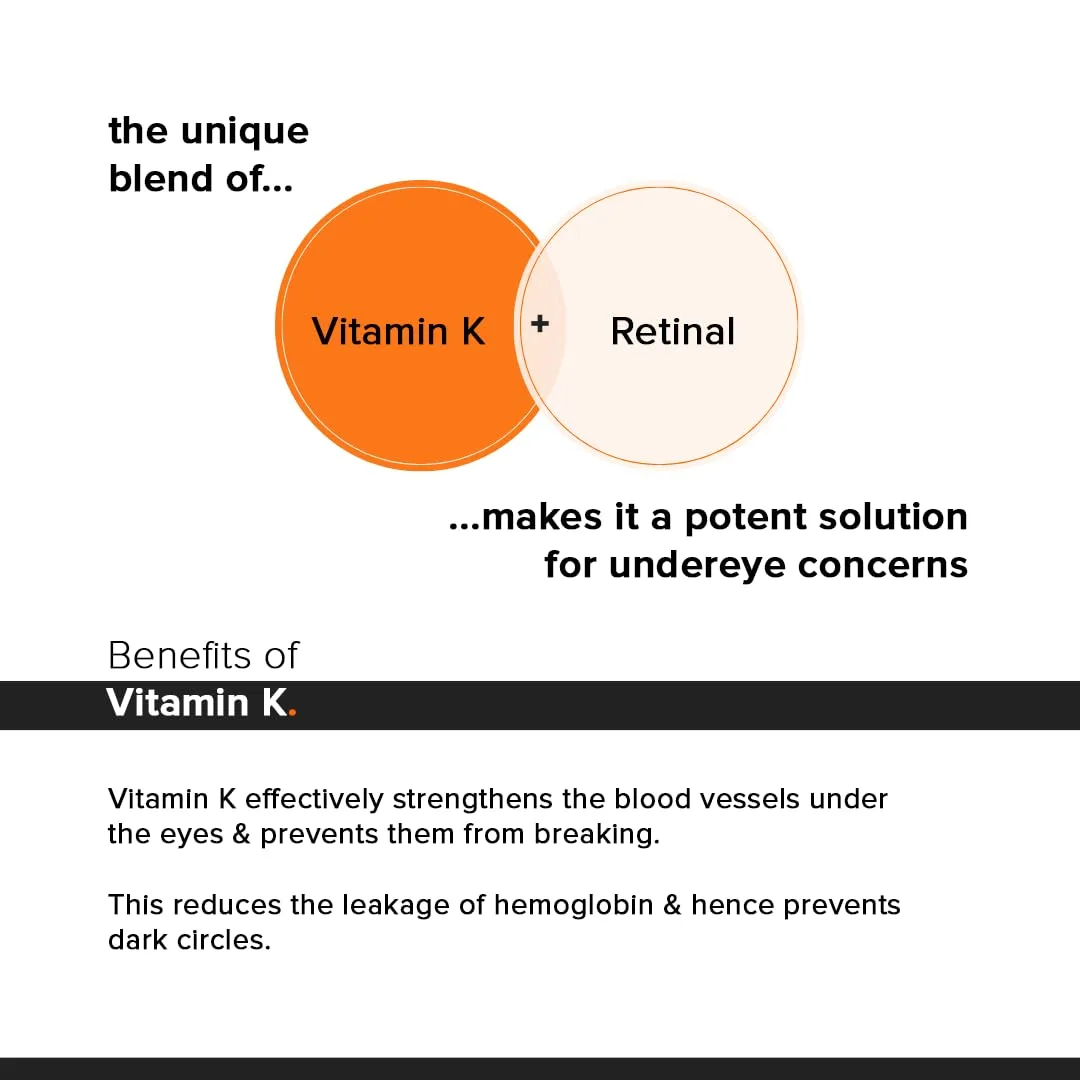 In-Depth Review: best under eye cream - Minimalist Vitamin K + Retinal 01% Under Eye Cream | Reduces Dark Circles, Wrinkles & Fine Lines | With C 4 Minimalist Vitamin K + Retinal - view 3