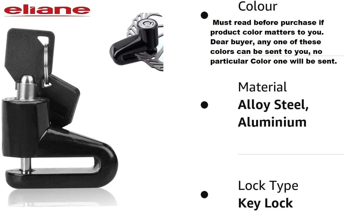 best bike disc lock - Eliane Disc Lock Motorcycle Brake Anti 8 Eliane Disc Lock Motorcycl - view 8