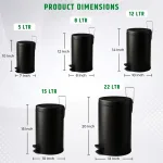 Robustt Dustbin with Pedal - view 7