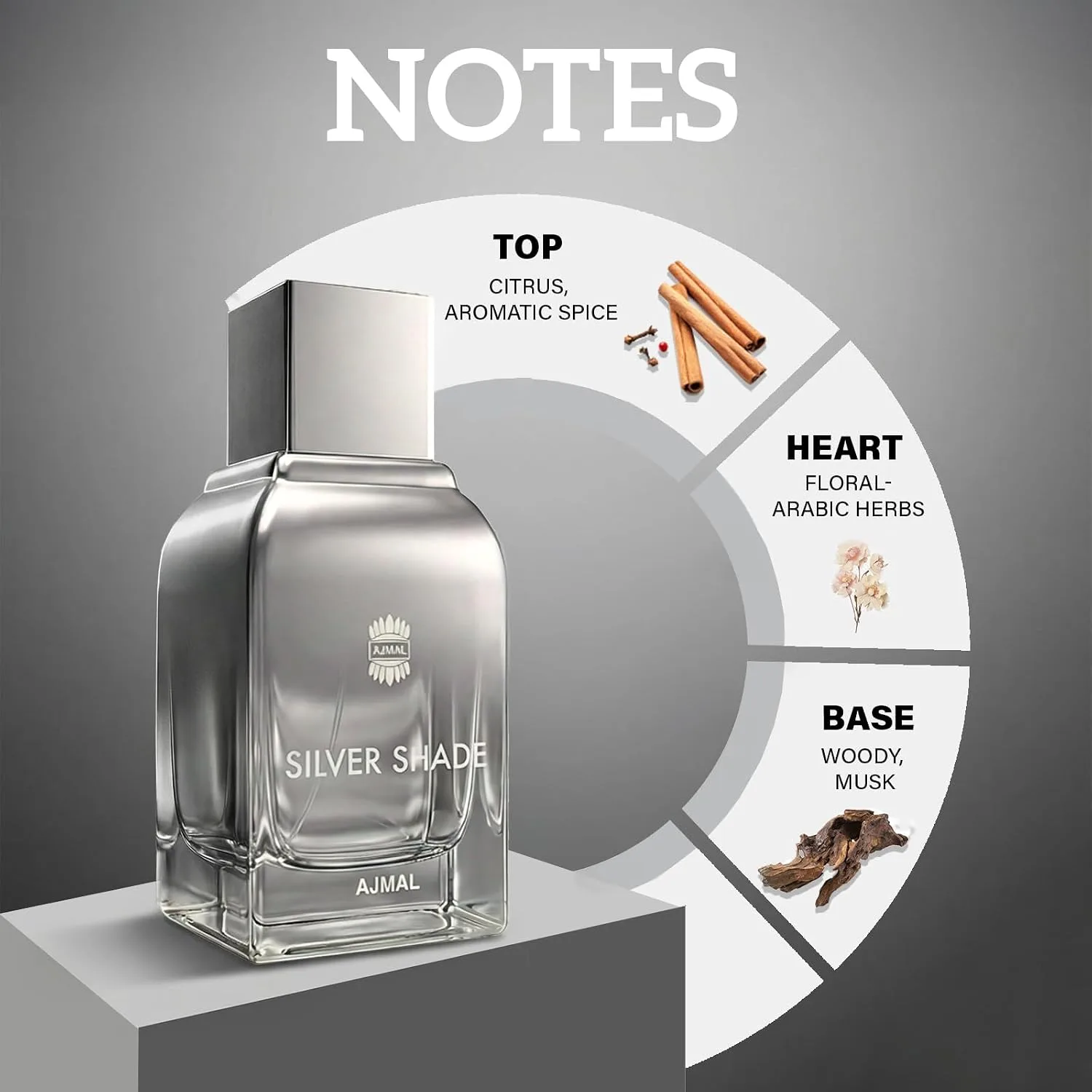 In-Depth Review: best perfume for women india - Ajmal Silver Shade EDP Citrus Liquid Perfume For Men, 100ml | | best perfume for women india 5 Ajmal Silver Shade EDP Ci - view 4