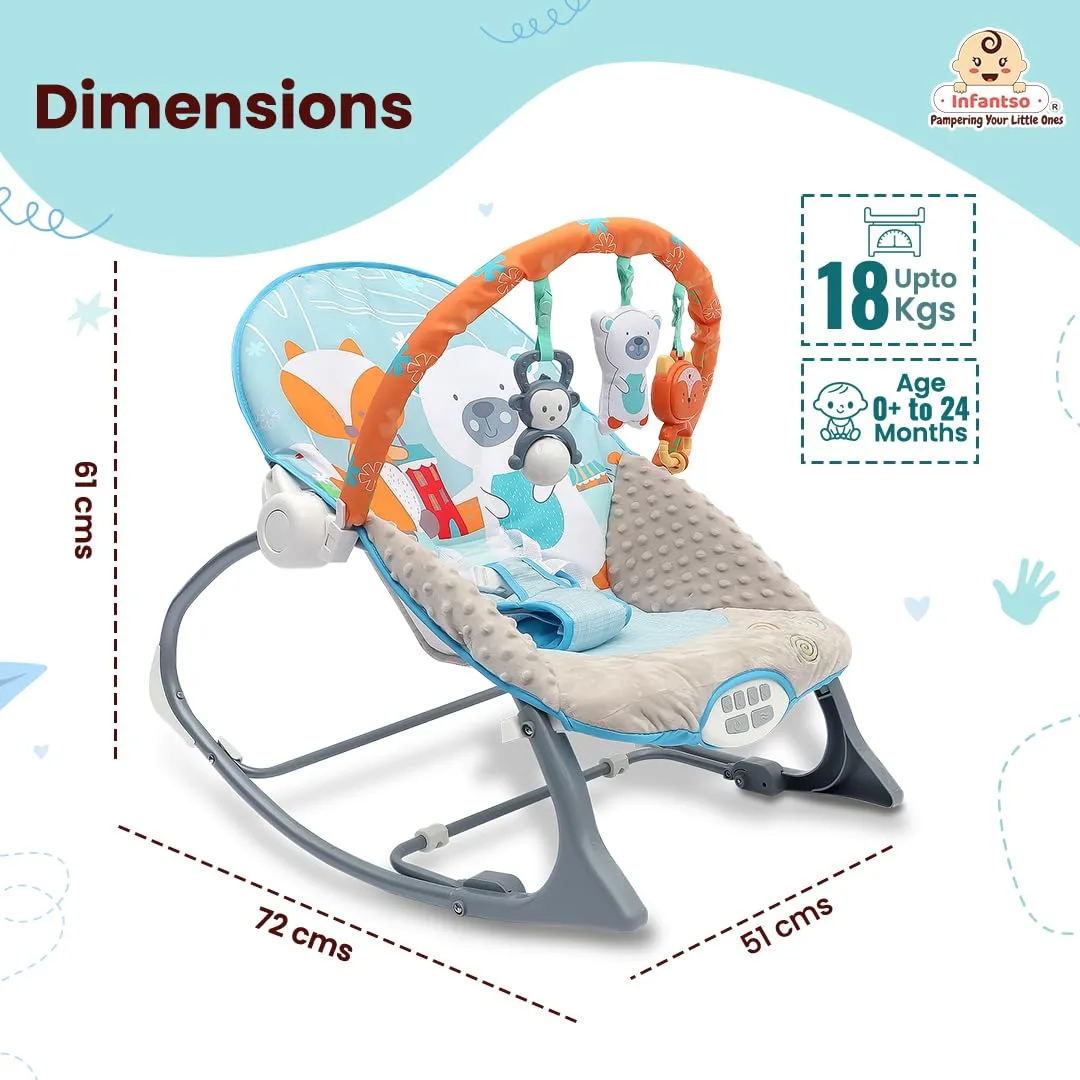 best baby bouncer chair - INFANTSO Baby Rocker & Bounce 7 INFANTSO Baby Rocker & - view 7