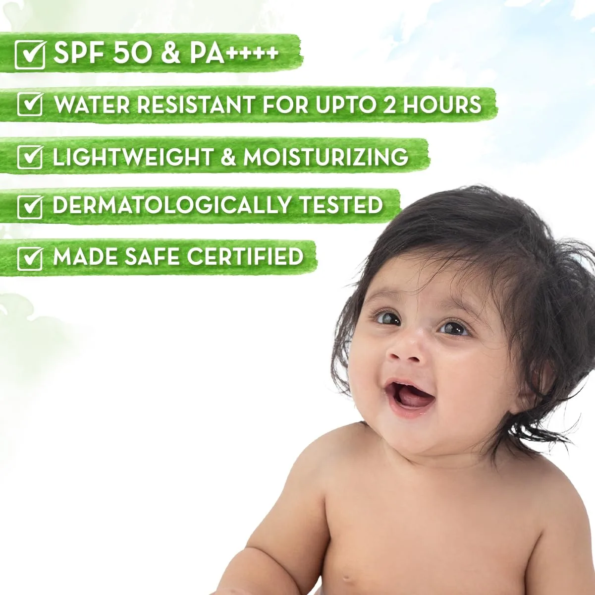 In-Depth Review: best baby sunscreen - Mamaearth Baby Rich Moisturizing Ultra Light Sunscreen – 50g | SPF 50 & PA++++ | Water Resistant | L 4 Mamaearth Baby Rich Moisturiz - view 3