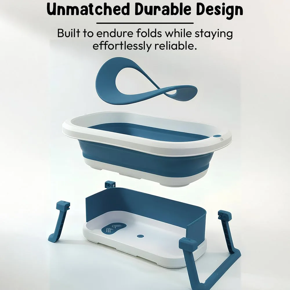 In-Depth Review: best baby bath tub - StarAndDaisy Bath Tub for Baby 0-5 Years/Foldable Bath tub for Kids with Cushion, Space Saving Design, Newborn B 9 StarAndDaisy Bath Tub for Baby 0 - view 8