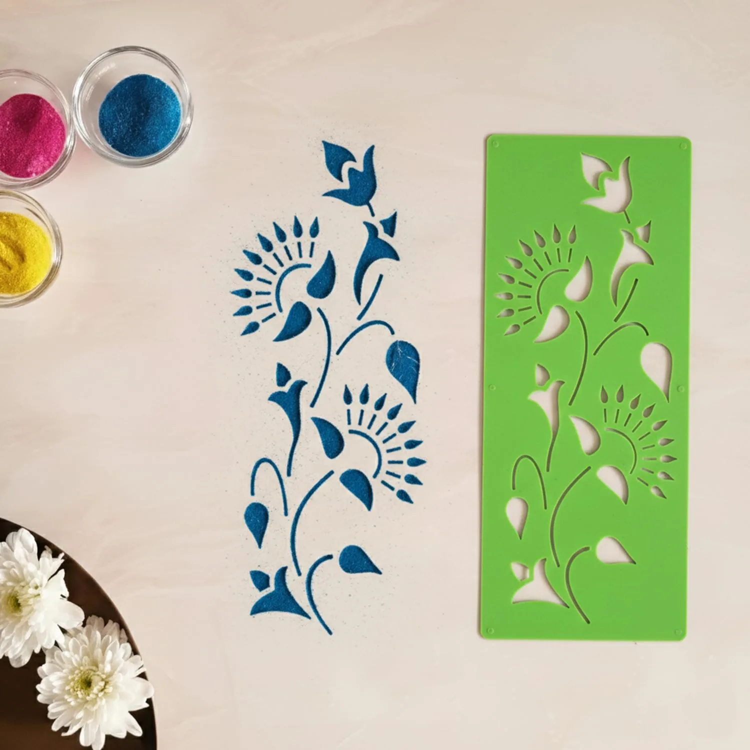 best rangoli stencils - Ascension 12 Different Design Draw R 6 Ascension 12 Different Design - view 6