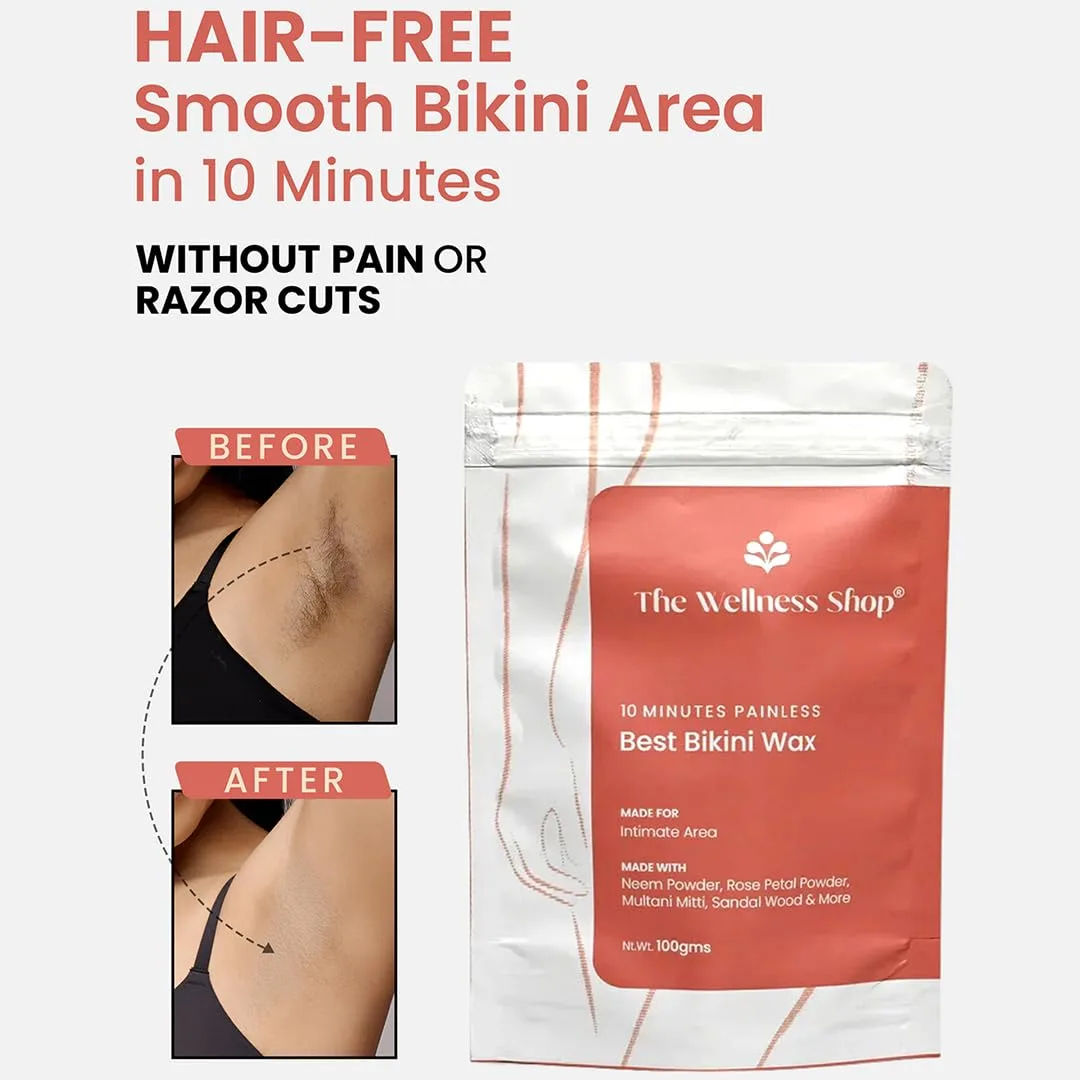In-Depth Review: best hair removal cream - The Wellness Shop - Bikini Wax Powder 10 Minutes Herbal Hair Removal Wax Easy to use at home, No chemicals 4 The Wellness Shop - Bik - view 3