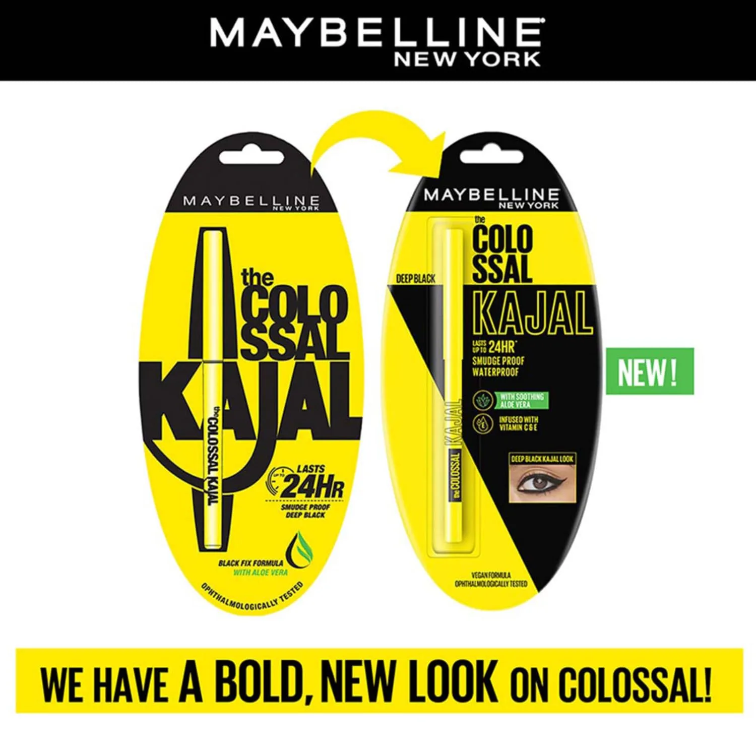 In-Depth Review: best kajal eyeliner - Maybelline New York Colossal Kajal, Intense Colour, Waterproof, Long lasting 24Hrs Stay, Black, 0.35g variant 3 Maybelline New York Colossal K - view 2