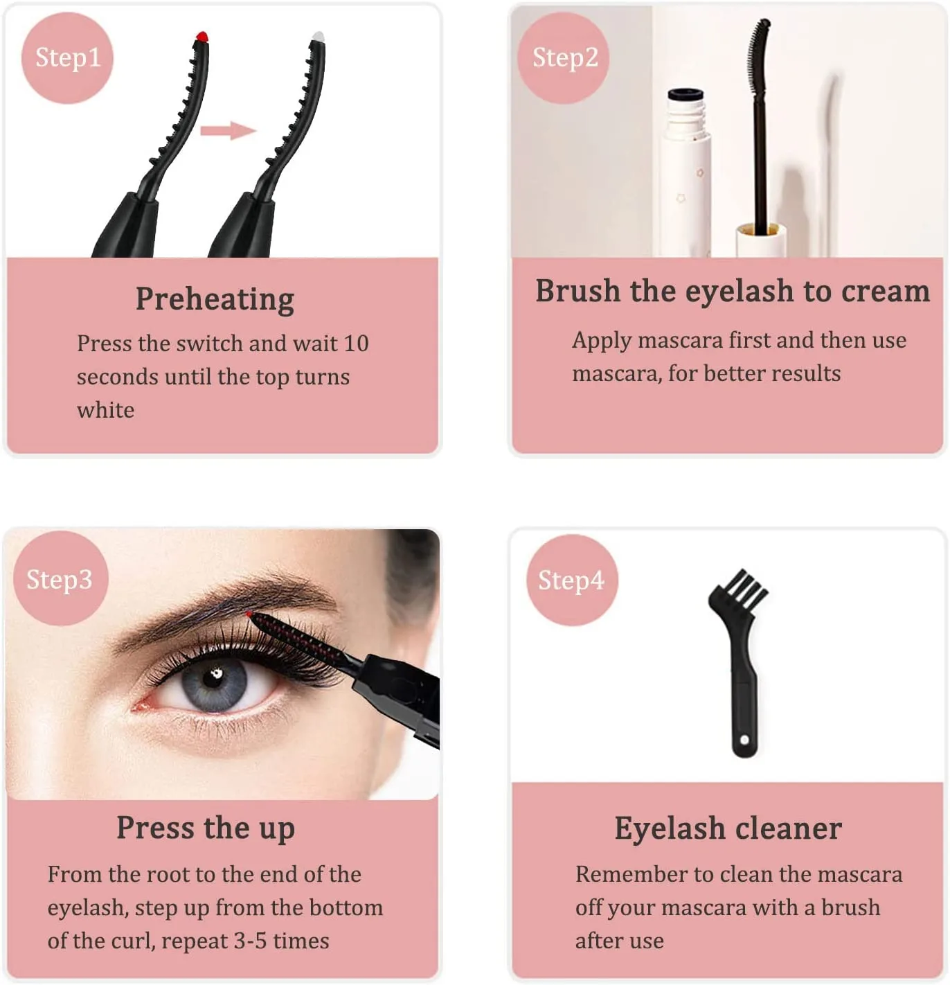 Heated Eyelash Curler, Rec - view 3