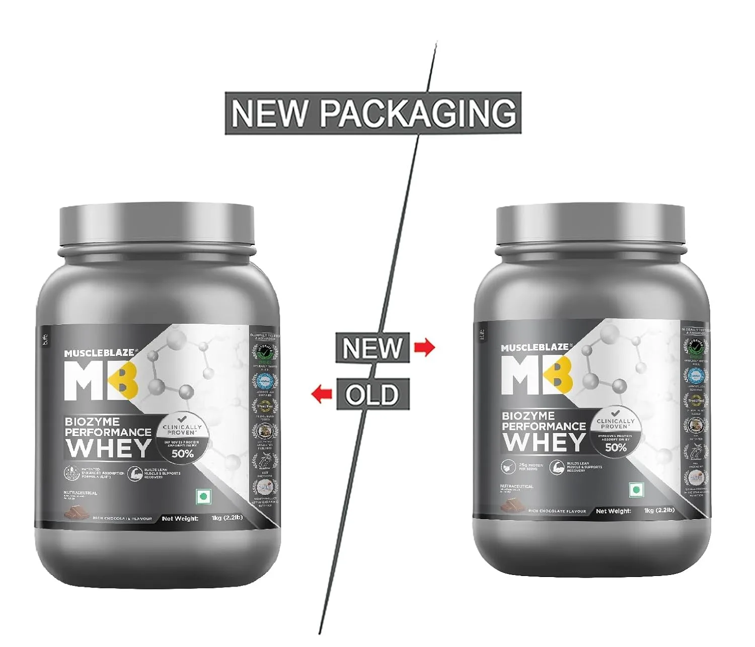 In-Depth Review: best protein powder india - MuscleBlaze Biozyme Performance Whey Protein Powder, Rich Chocolate (1kg / 2.2lbs) | 25g Protein Per Scoo 3 MuscleBlaze Biozyme Performance - view 2