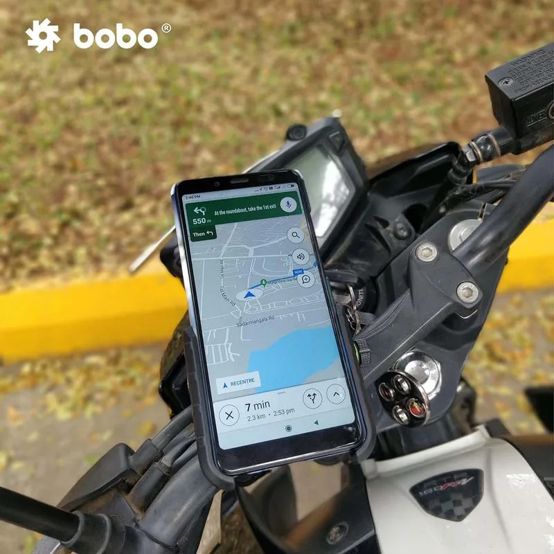 In-Depth Review: best bike phone mount - BOBO BM4 Jaw-Grip Waterproof Bike/Motorcycle/Scooter Mobile Phone Holder Mount, Ideal for Maps and GPS Naviga 6 BOBO BM4 Jaw-Grip Waterp - view 5