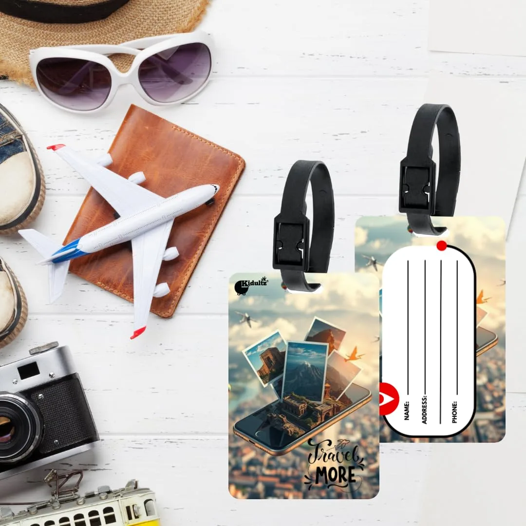 best luggage tag set - (Set of 10) Synthetic Luggage Tags wi 8 (Set of 10) Synthetic Lu - view 8