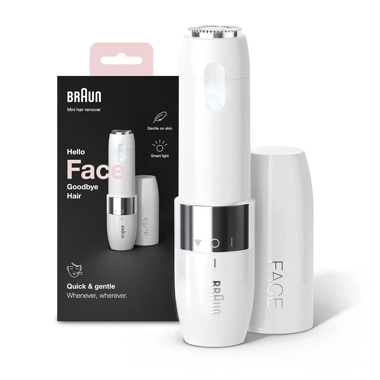 In-Depth Review: best epilator for women - Braun Face Mini Hair Remover FS1000, Electric Facial Hair Remover for Women, Quick, Instant, Gentle, Painle 2 Braun Face Mini Hair Remover FS1000, Electric Facial Hair Remover for Women, Quick, Instant, Gentle, Painless, Smooth Skin, Glow On-The-Go, with Smartlight, for Upper Lips, Chin, Cheeks, Peach Fuzz | | best epilator for women