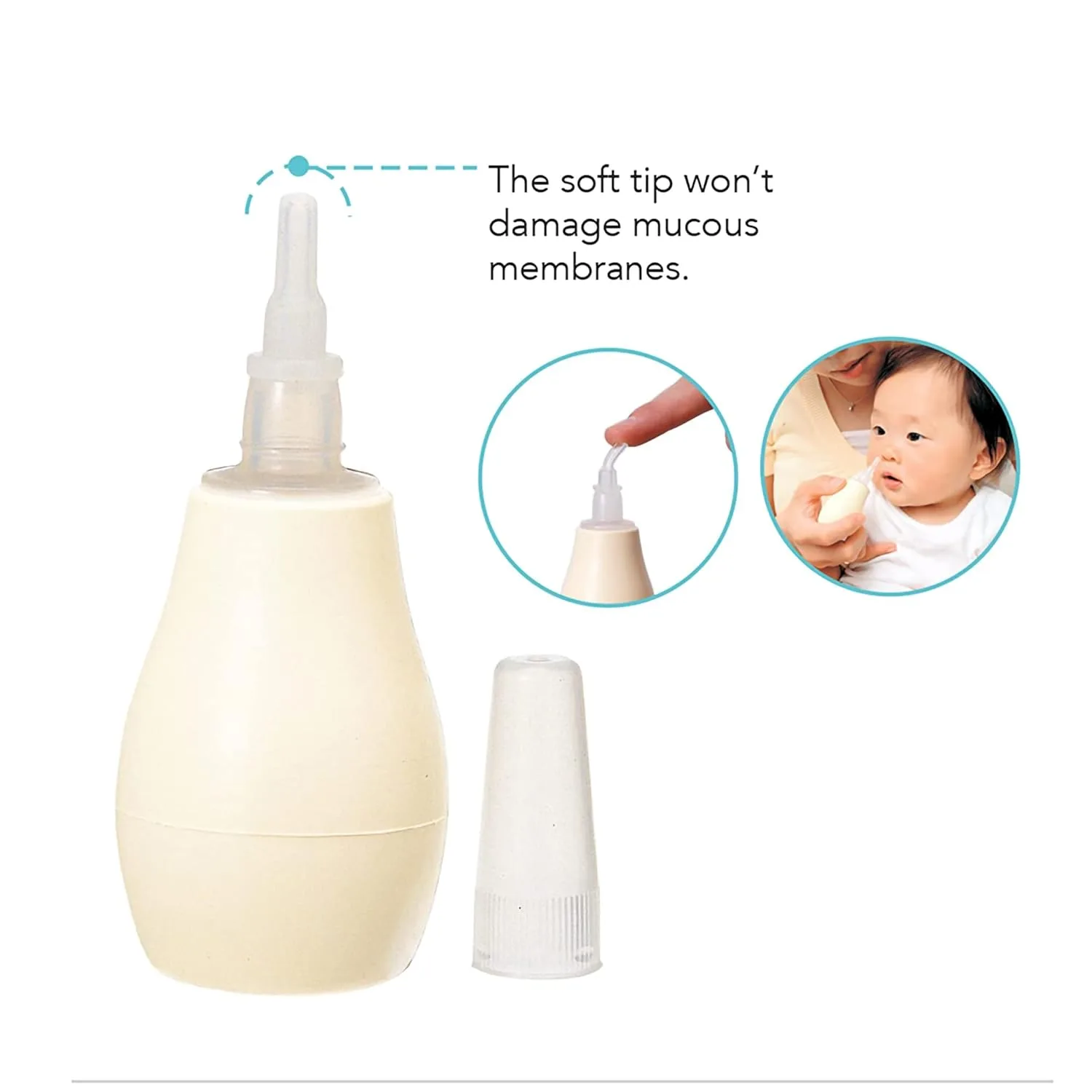 In-Depth Review: best newborn baby essentials - Pigeon Nose Cleaner | Baby Nasal Aspirator | Gentle Suction for Blocked Nose | Soft Silicone Tip, Safe 9 Pigeon Nose Cleaner | Baby - view 8