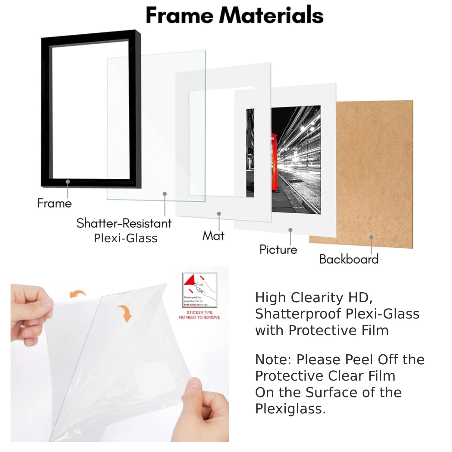 In-Depth Review: best photo frame set - Art Street Shooting Star Wall Photo Frames for living Room, Set of 16 Photo frames (Black) 9 Art Street Shooting Sta - view 8