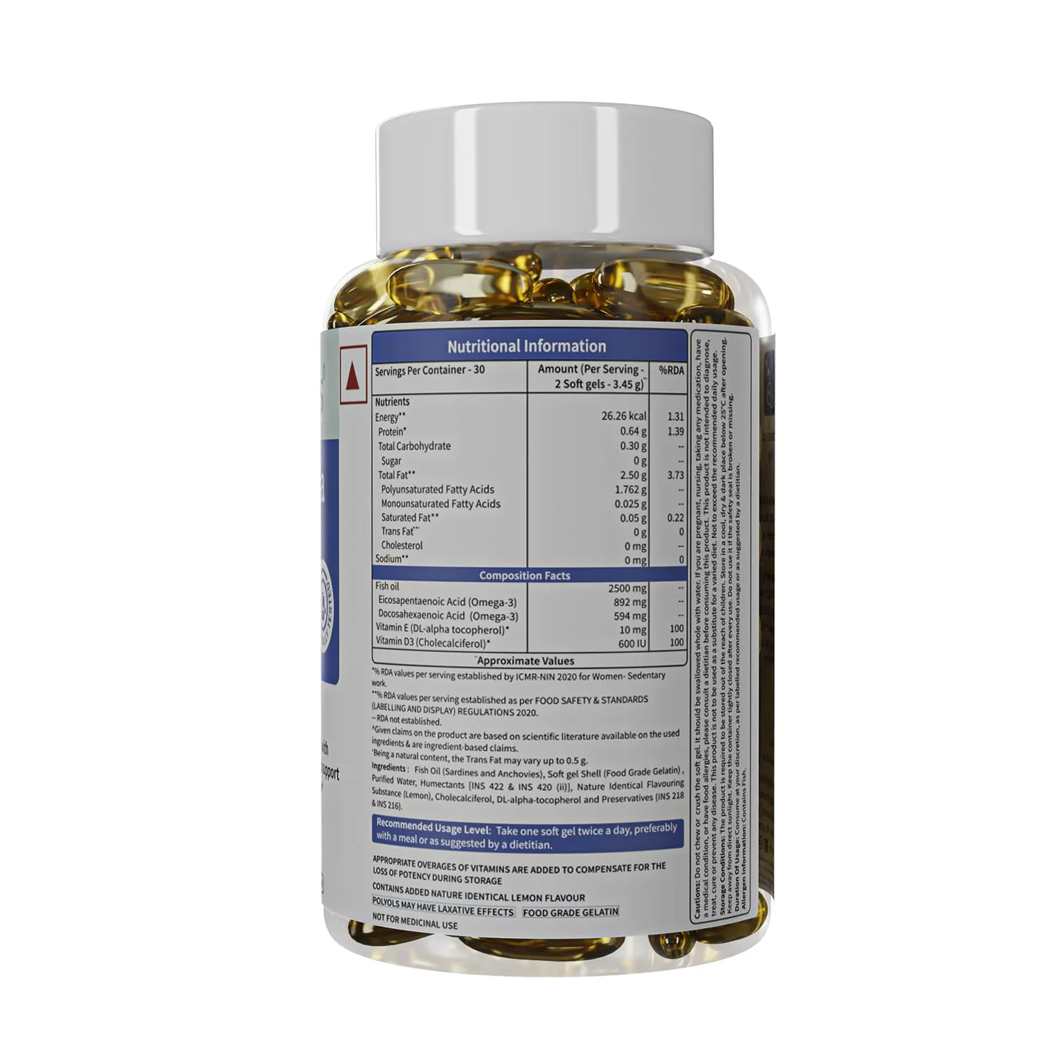 In-Depth Review: best fish oil capsules - Neuherbs Deep Sea Omega 3 Fish Oil Capsules 2500mg Triple Strength – Supplement for Heart, Brain & 8 Neuherbs Deep Sea Omega 3 Fi - view 7