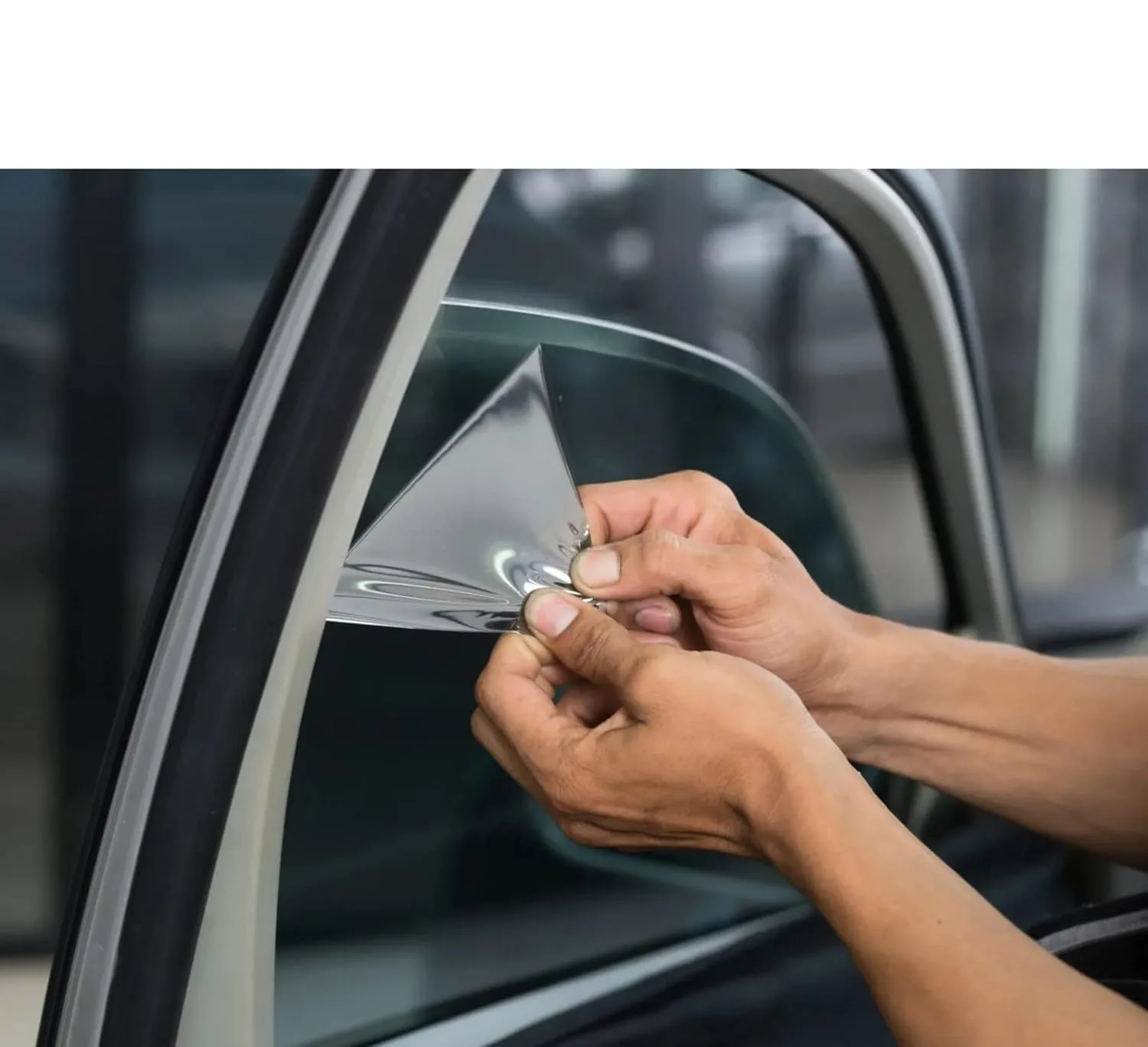 best car window tint - WISDOM Window Tint Film, Self-Adhesiv 4 WISDOM Window Tint Film, S - view 4