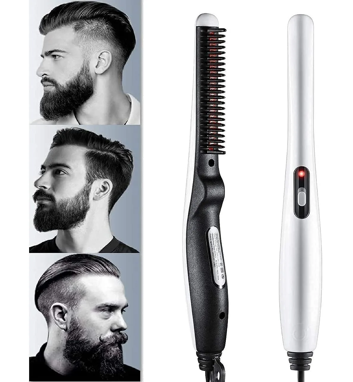 In-Depth Review: best beard straightener - AVIARA Quick Hair Styler for Men Electric Beard Straightener Massage V2 Hair Comb Multifunctional Curly Hai 8 AVIARA Quick Hair Styler f - view 7