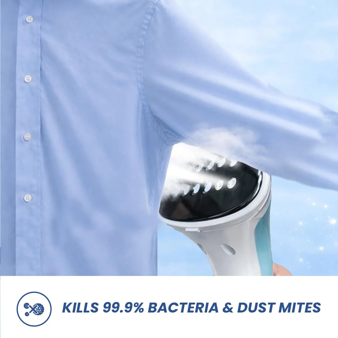 In-Depth Review: best travel steamer for clothes - Iron for Clothes | Wego Garment Steamer Vertical Standing Iron 1.6L Water Tank | 10 Steam Settings 6 Iron for Clothes | Wego - view 5
