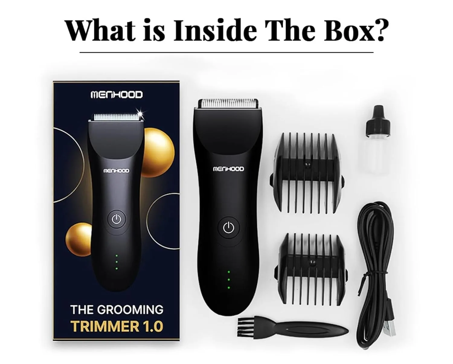 In-Depth Review: best grooming kit men - MENHOOD Trimmer 1.0 Waterproof Manscaping Body Ball Trimmer for Men Private Part Pubic Hair Groomer Ceramic B 10 best grooming kit men view 8